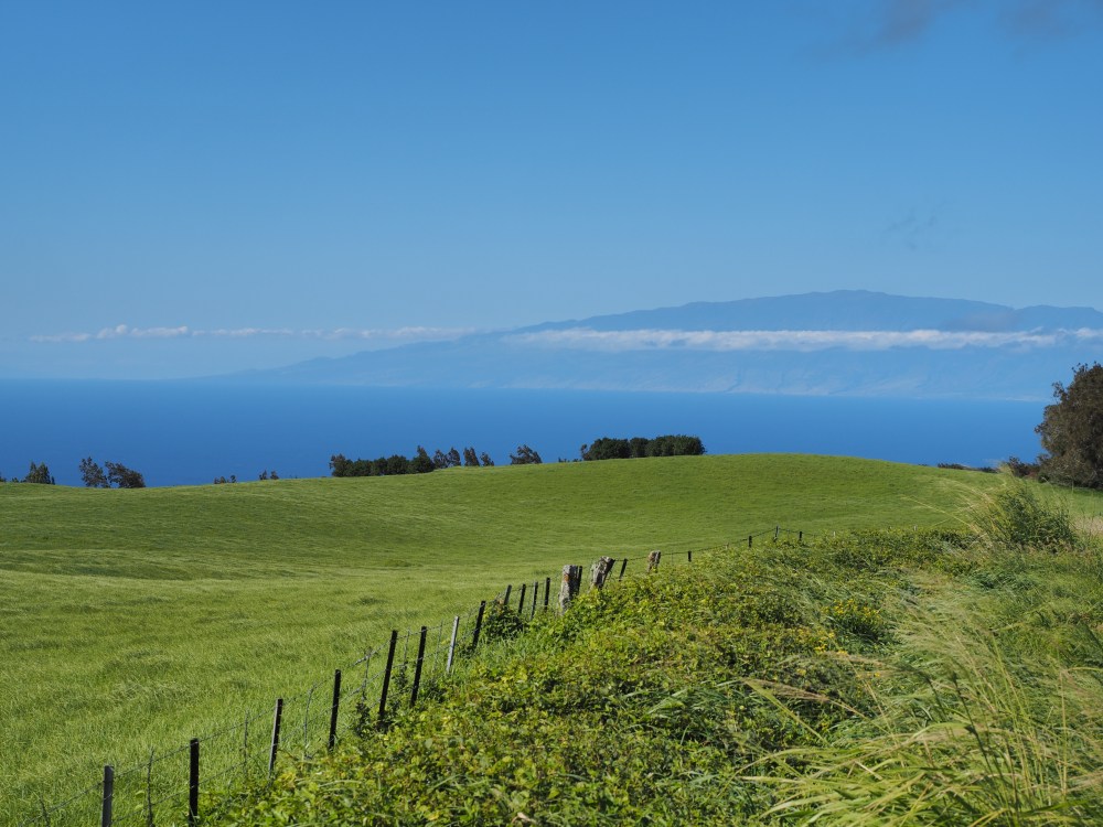 Maui Visible Across The Water from Kohala District
