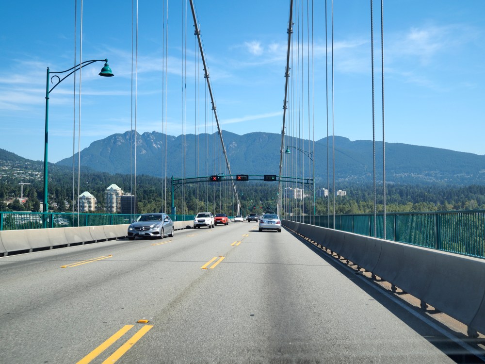 Crossing The Lions Gate Bridge