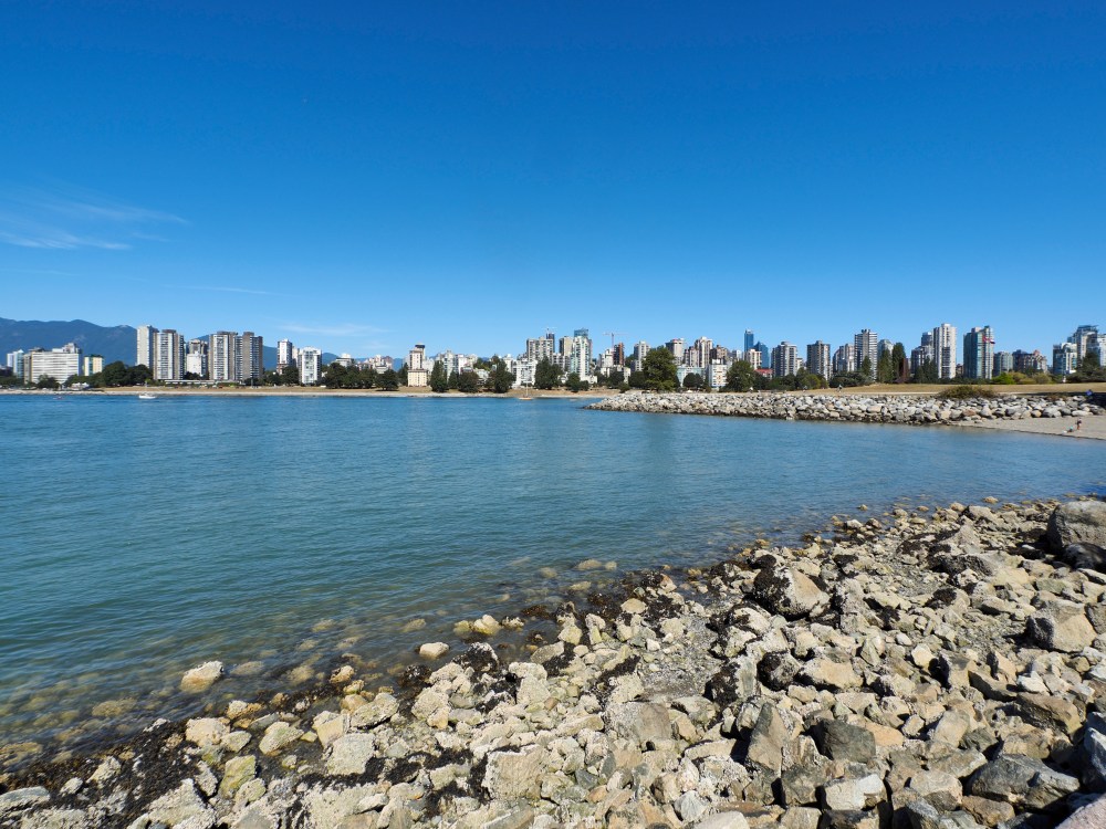 Panorama of Vancouver Using An Extreme Wide Angle Lens
