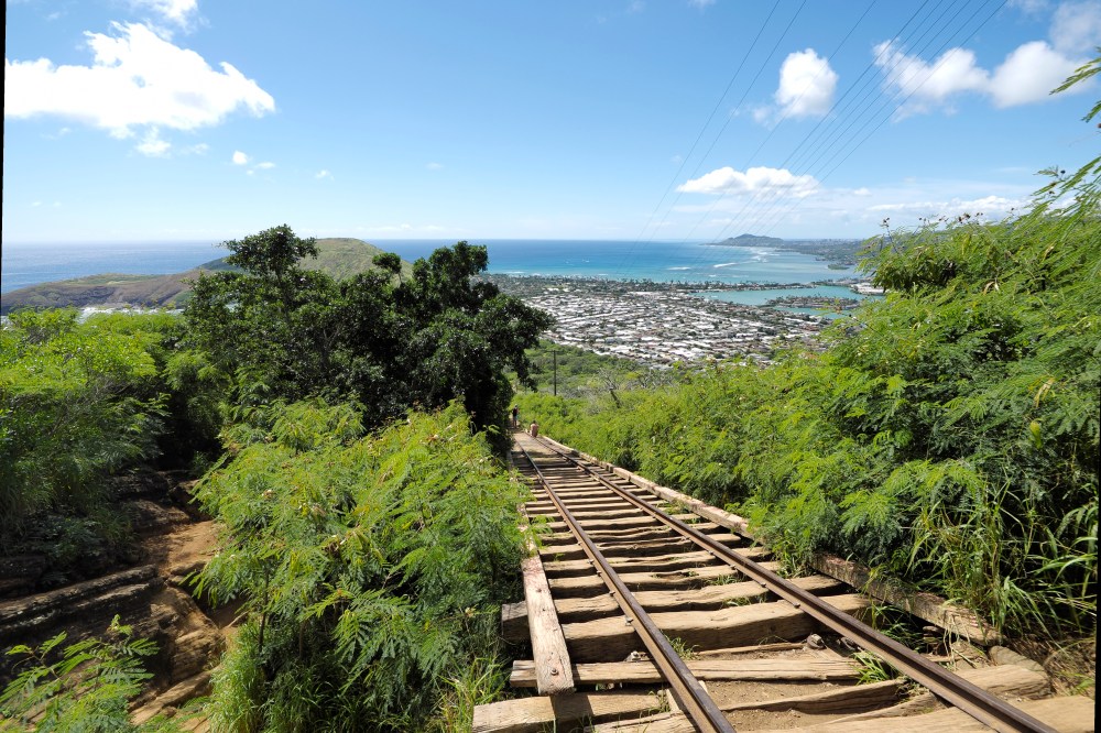 View from about two thirds of the way up